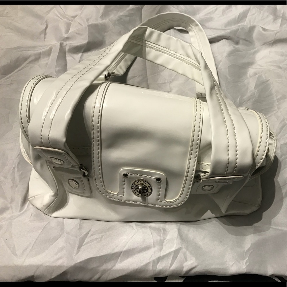 Marc Jacobs White Patent Satchel